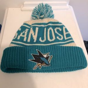 Fanatics San Jose Sharks pom beanie